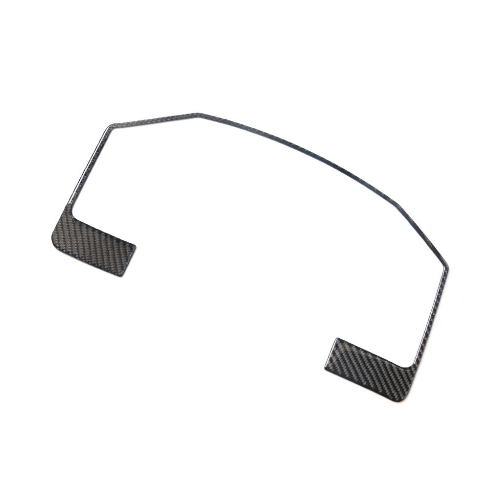 Steering Wheel Side Panel Trim Carbon Fiber for Mustang Mach-E 2021-2022 v
