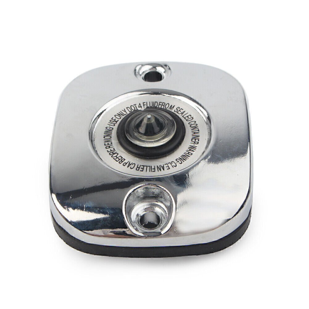 Front Brake Master Cylinder Cover for Harley Big Twin VRSC Sportster 883 Silver