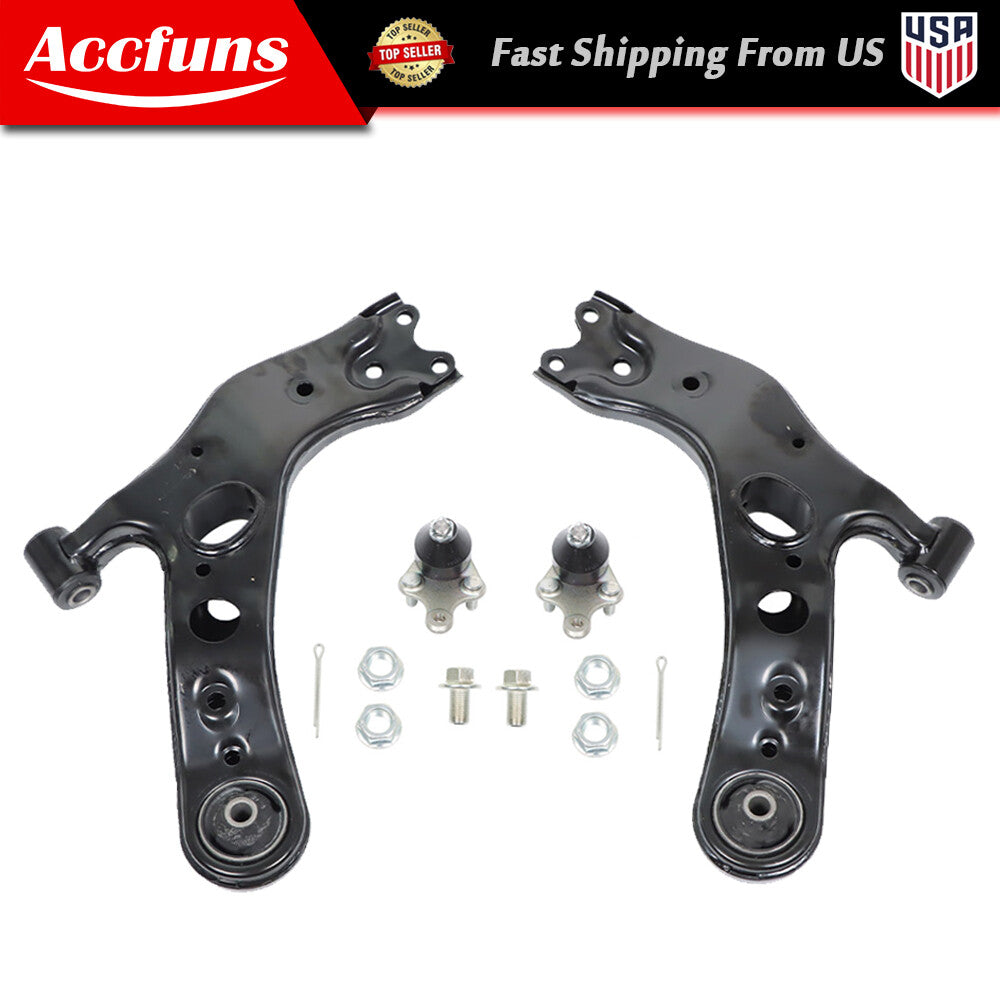 Two-piece front lower control arm ball joint assembly for 2006-2018 Rav4. n