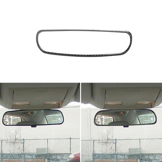 Red Carbon Fiber Interior Speedometer Air Vent Cover Trim for Fiat 500L 2014-17 v