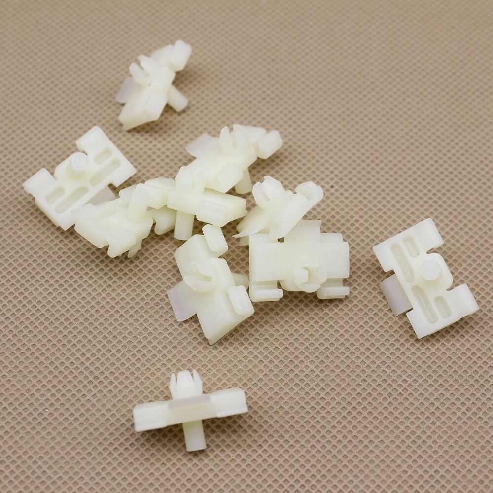 10 Pcs Body Side Molding Clips for Mercedes W124 Door Moulding Protective Strip