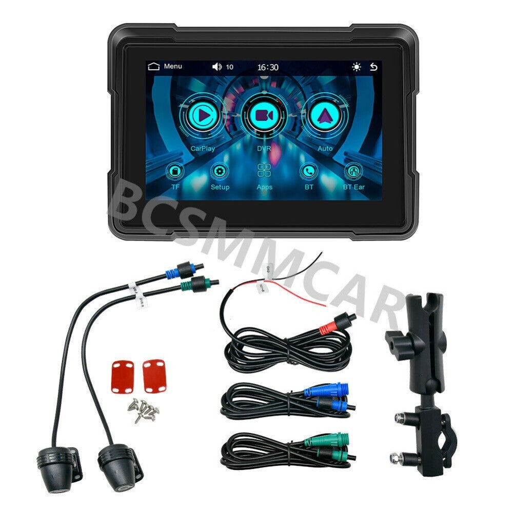 Motorcycle Dash Camera GPS DVR Bluetooth Touch-Screen Loop Recording Waterproof n