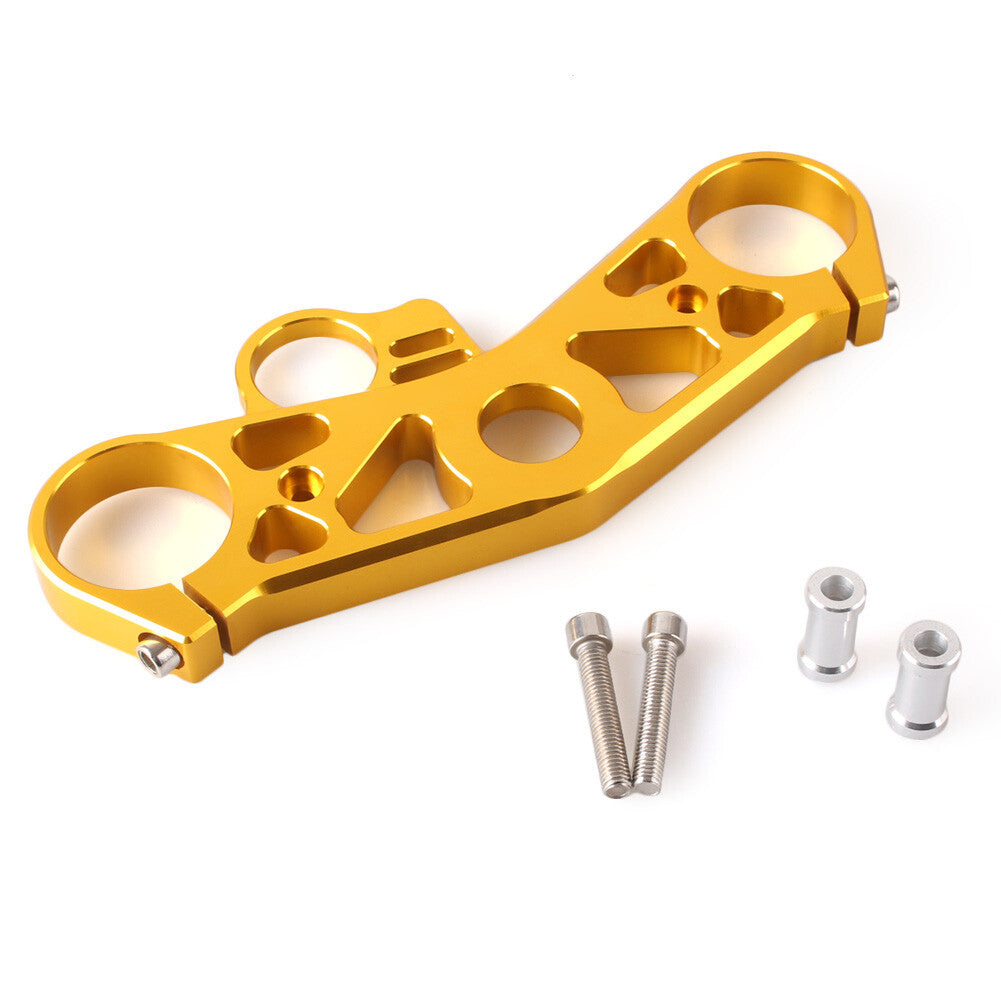 Triple Tree Front End Upper Top Clamp Gold for Yamaha YZF R6 2008-2016 2009 2010 Q