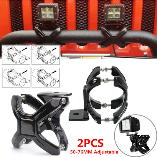 50-76 mm LED light strip bracket mounting clip for car front bumper - n
