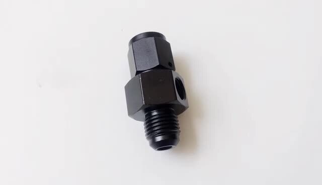 Straight Sensor Fitting Adapter AN6 Male to Female 1/8 NPT Gauge Port Fuel Hose
