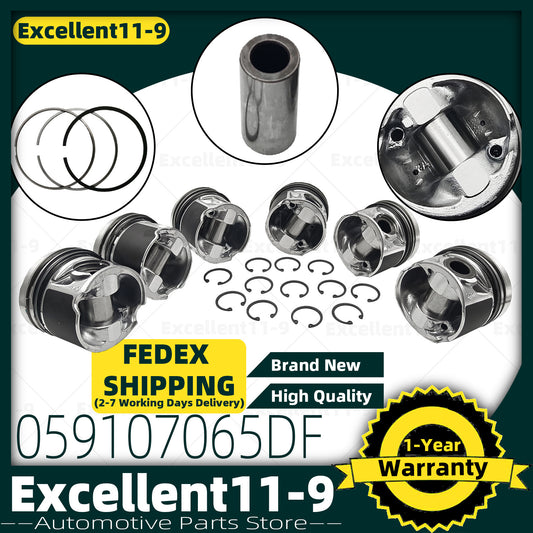 6-Piece TDI Piston Ring Set Φ83.01 mm for Touareg, for Audi A4, A5, Q5, Q7, CDUD 3.0T- n