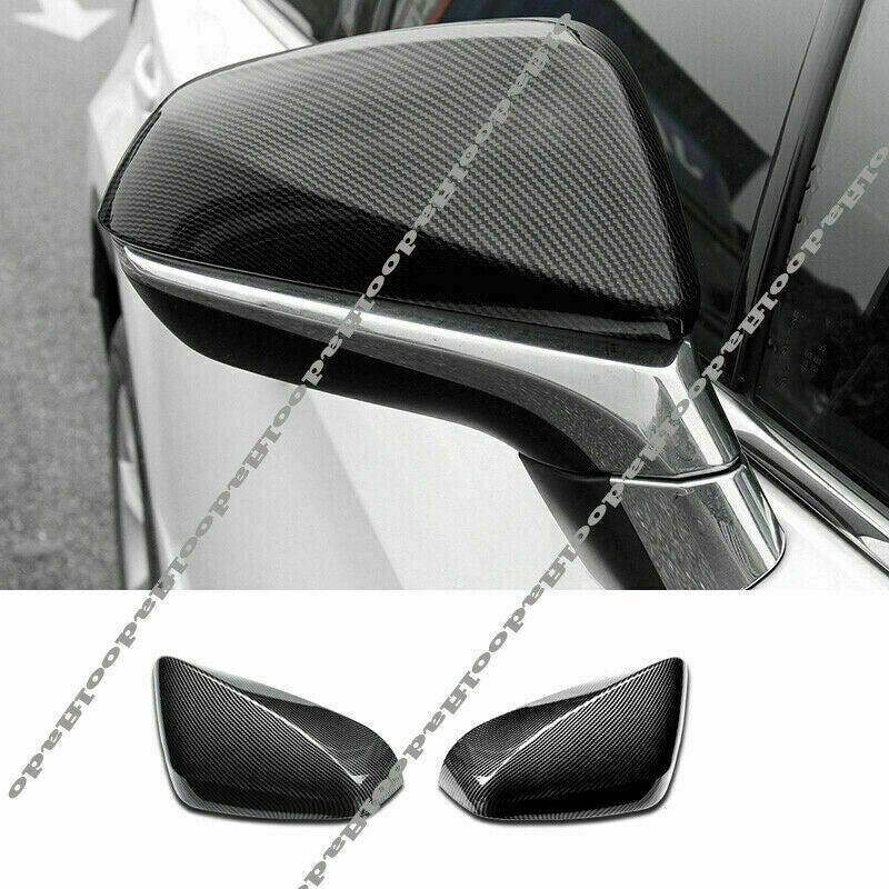 2P for Lexus RX350 RX450h 2016-2021 Carbon Fiber Look RearView Mirror Cover Trim