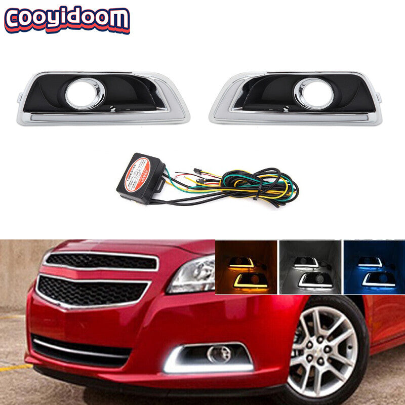 Suitable for 2013-15 for Chevrolet Malibu LED Daytime Running Lights with Turn Signals