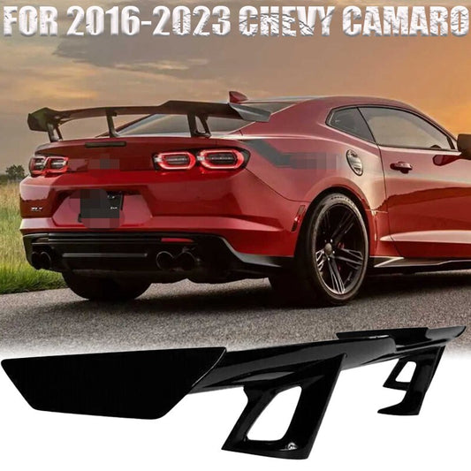 Trunk Spoiler Wing Fit For 16-22 for Chevy Camaro ZL1 1LE Style LT RS SS Gloss Black n