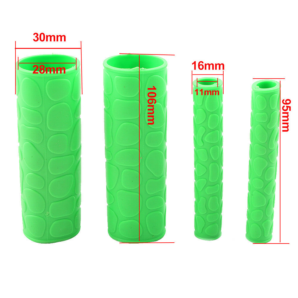 2x Motorcycle Hand Grips Dirt Bike Soft TRP Handle Bar Handbrake Cover Q