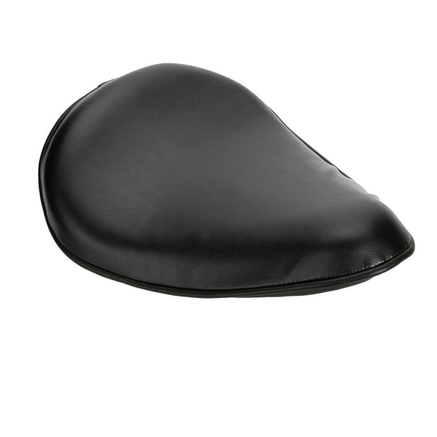 Black PU Leather Solo Drive for Seat Spring  Bracket for Harley Chopper Custom Q