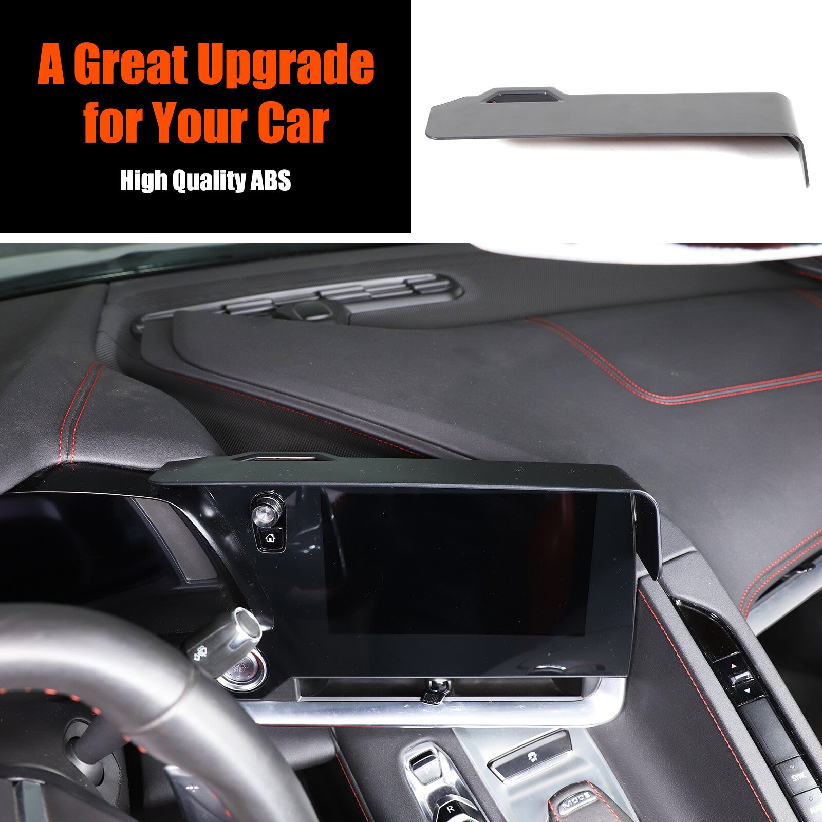 GPS navigation radio protective case sunshade sunshade suitable for Corvette C8 Z06 Z51 20+- n