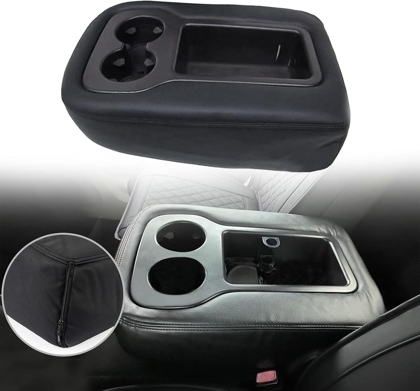 Suitable for 2007-2014 Avalanche Jumper for seat center console armrest cover with zipper. n