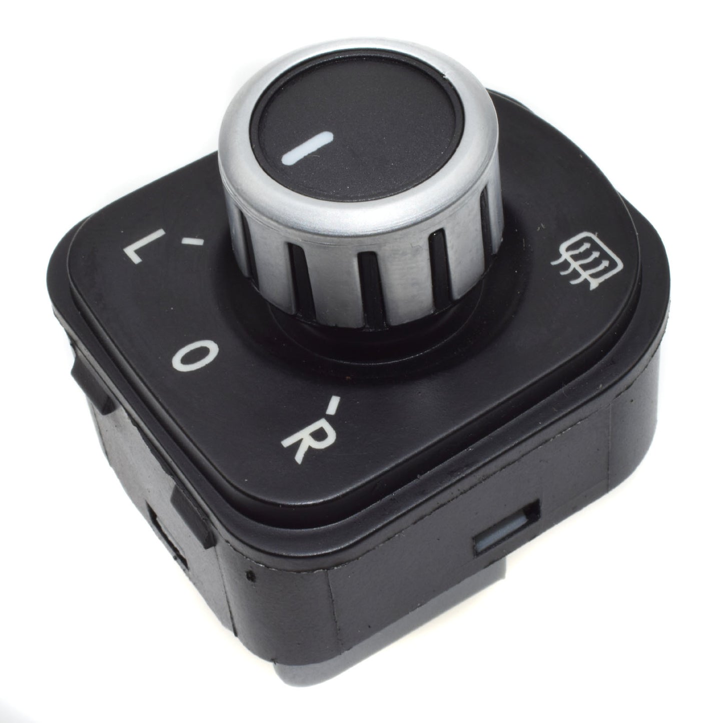 New for CHRome Side Mirror Adjustment Switch Knob for for VW for Golf for Jetta for Tiguan for Passat Rabbit - v
