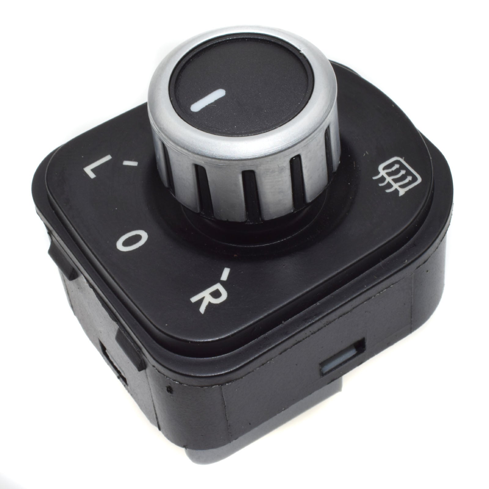 New for CHRome Side Mirror Adjustment Switch Knob for for VW for Golf for Jetta for Tiguan for Passat Rabbit - v