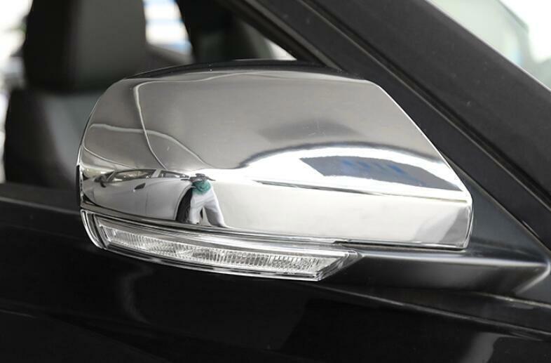 Fit for Cadillac ATS 2013-2019 chrome abs Rear View Side Mirror Cover Trims 2PCS