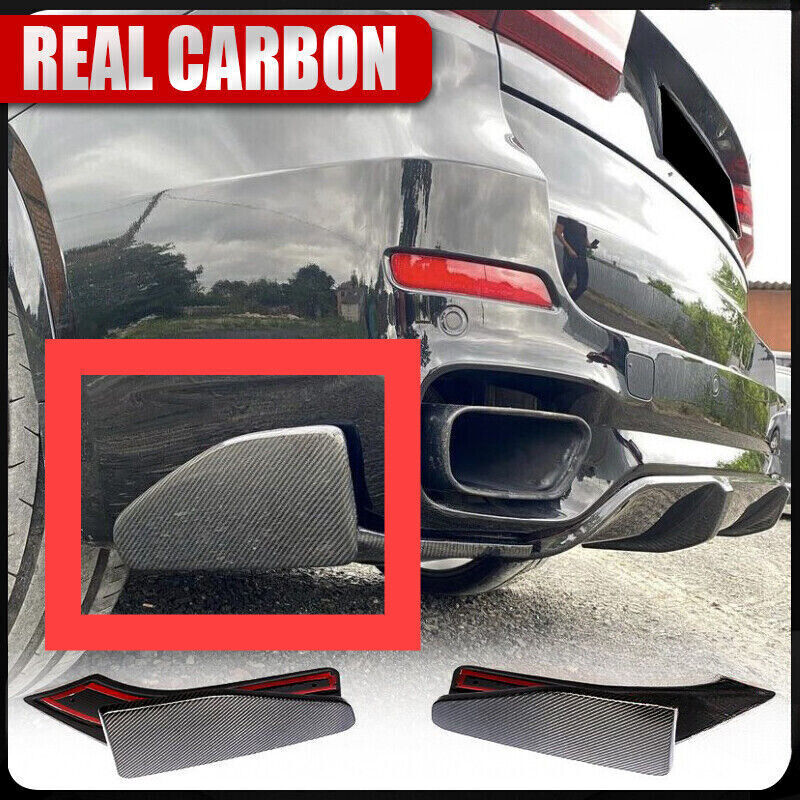 carbon fiber rear bumper diffuser splitter for BMW F15 X5 M Sport 2014-18 Q
