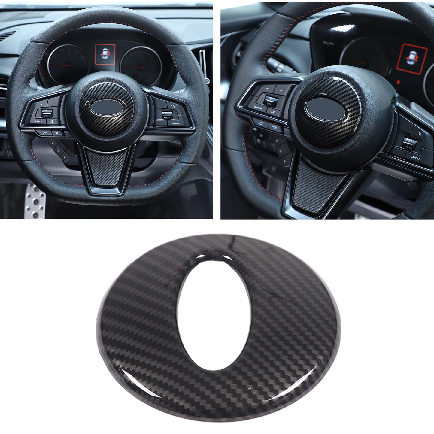 ABS carbon fiber air conditioning volume knife decoration frame suitable for 3 E90 2005-2012- v