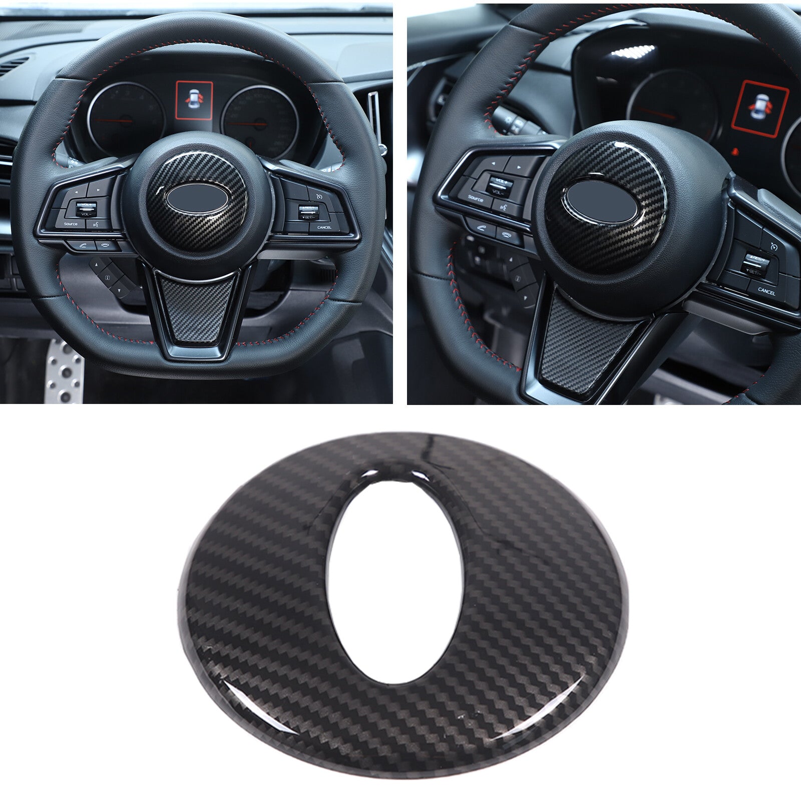 ABS carbon fiber air conditioning volume knife decoration frame suitable for 3 E90 2005-2012- v