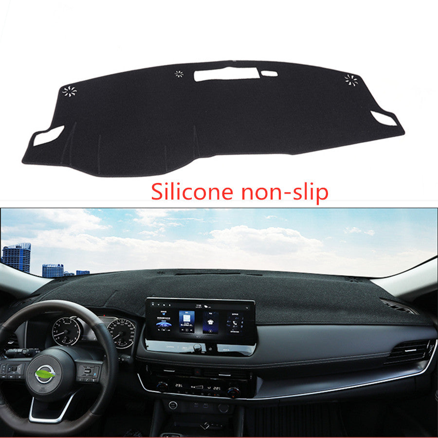 1X Dash Cover Mat Dashboard Pad Shade For 2021-23 for Nissan Rogue Black Accessories