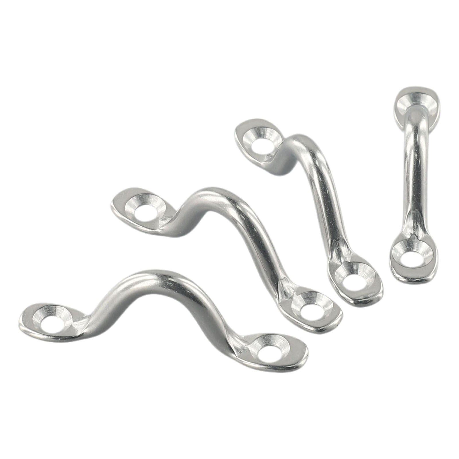 5mm steel wire eyelet with handle, boat bow, camelback mudguard hook, silver