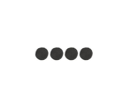 Fit For 2011-2017 for Jeep for Wrangler JK Real Carbon Fiber AC Outlet Vent Cover 4PCS