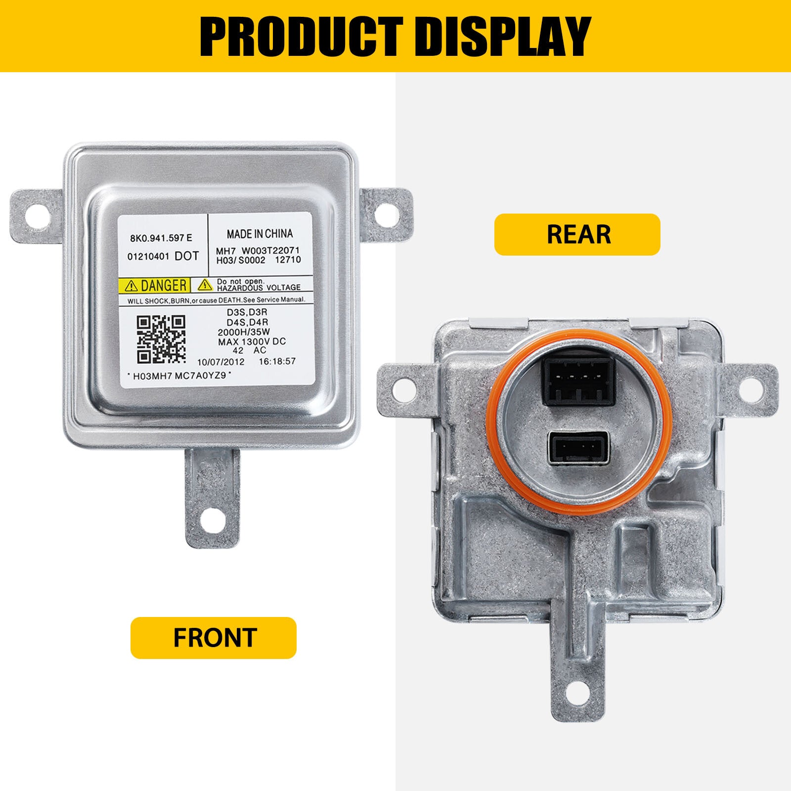 for Audi for VW for Skoda Xenon HID Ballast Control Unit Module D3S D4S 35W 8K0941597E Q