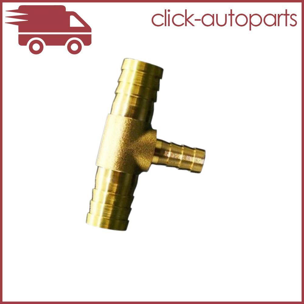 16 x 10 x 16mm Barbed Hose Fitting Fuel Connector Tee 3-Way Brass Q