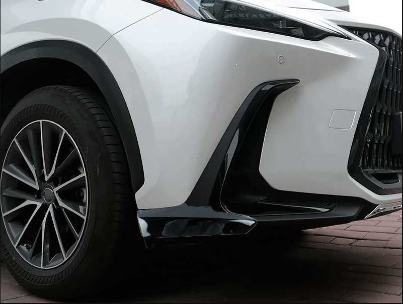 for Lexus NX 250 350h 450 2022-2024 Black Front Bumpers Lip Side Skirt Splitter n
