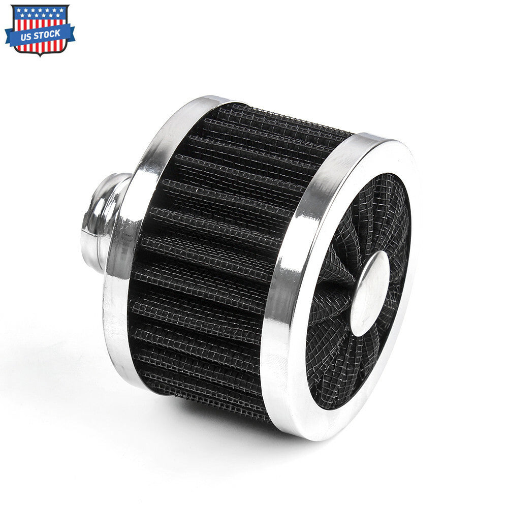 2PCS 1 Push In Vent Filter for Valve Cover Black 1 Extra Flow Breather Q
