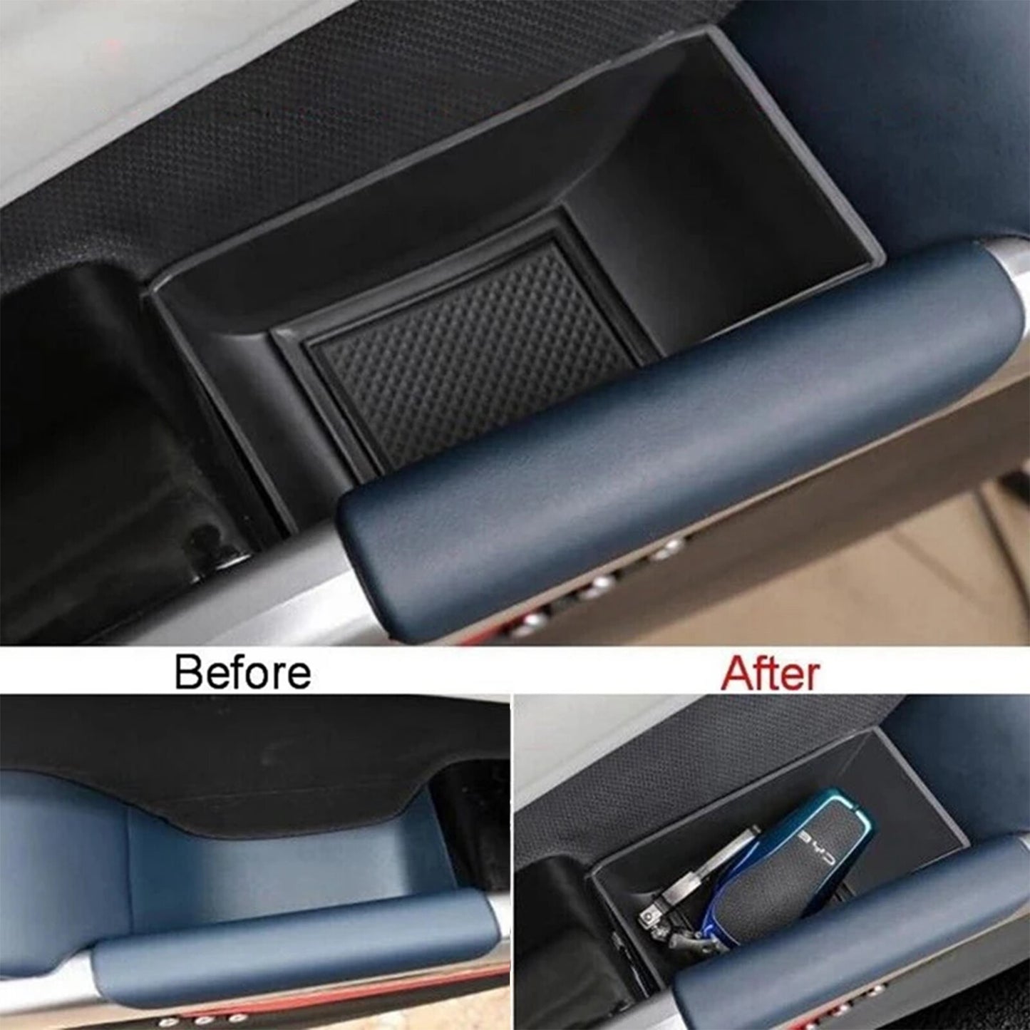 Pair for BYD Atto 3 Yuan Plus 2022 2023 2024 Rear Door Side Storage Box Car Part Q