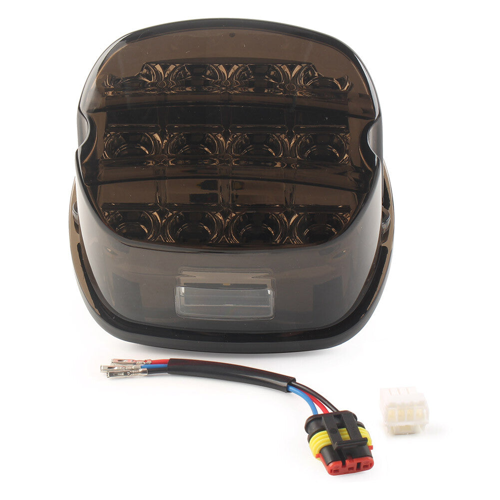 LED Brake Tail Light Fit for Harley Electra Glide Fatboy Ultra Limited Dyna Smoke