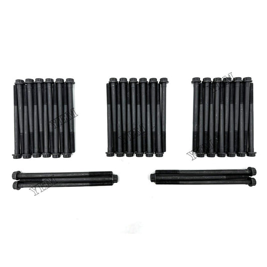 1 Set 6D22 6D22T 6D24 6D24T Cylinder Head Screw for Mitsubishi Excavator Engine Q