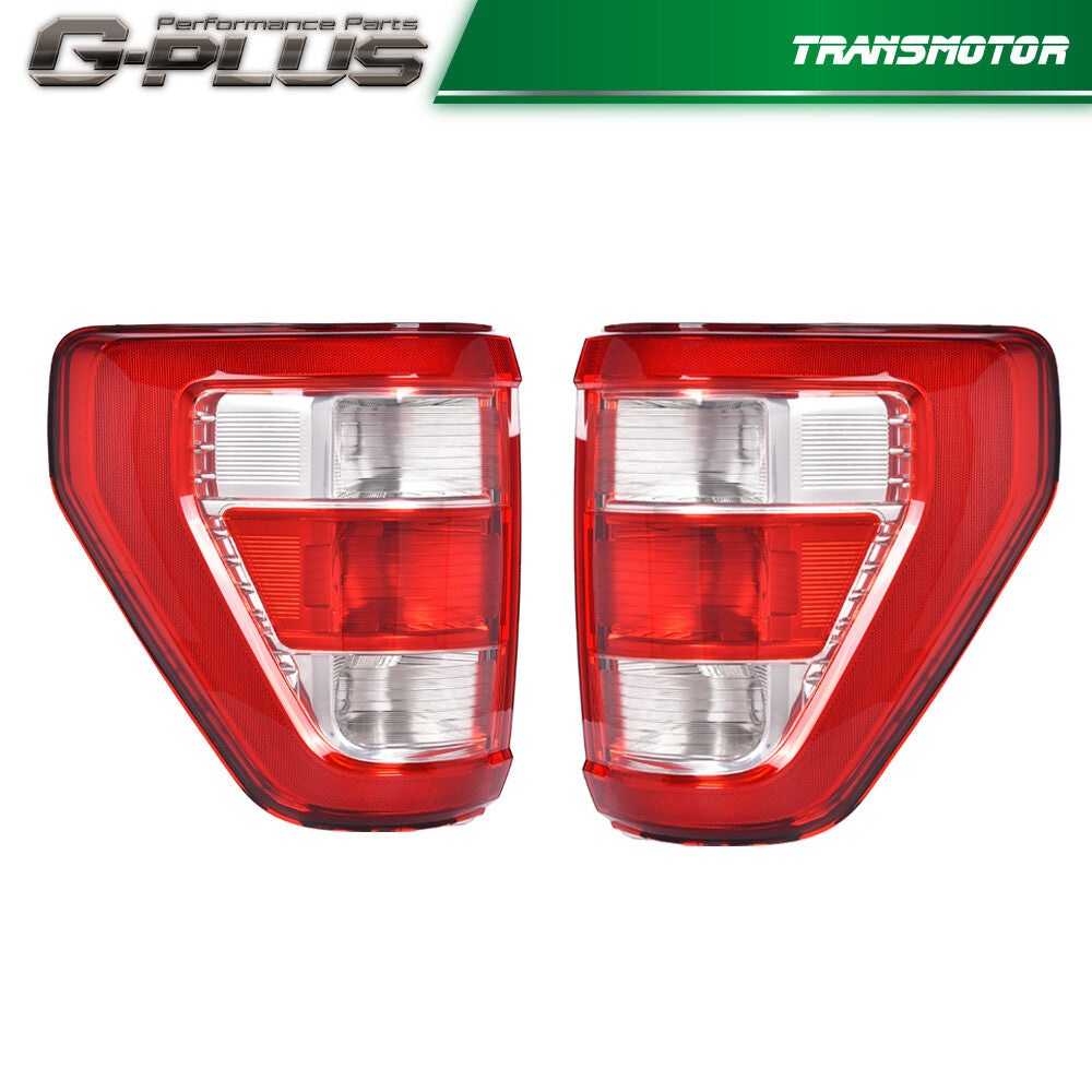 Left and right side tail lights fit for F150 XL 2021 - 2023 brake light assembly - v