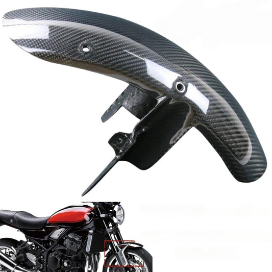 2018-2023 for Kawasaki Z900RS Carbon Fiber Front Hugger Tire Fender Mud Guard Q