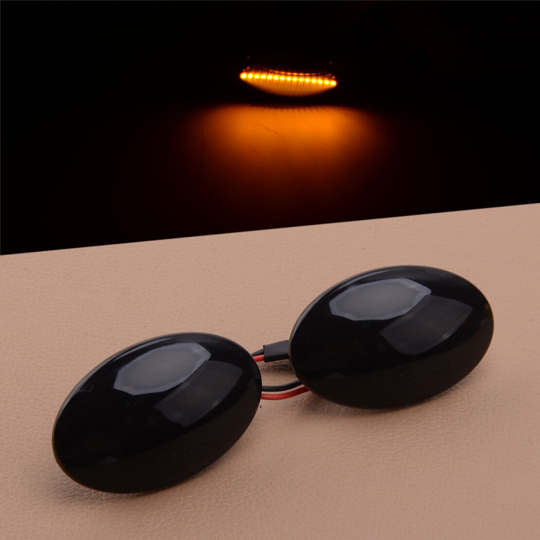 2pcs LED Side Repeaters Indicators Light Turn Signal fit  for ford  Transit 94-14 Q