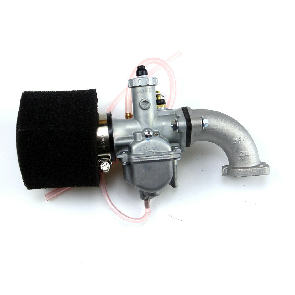 VM22 26mm carburetor and intake manifold suitable for 125cc, 140cc, and 150cc Taodao coolers.