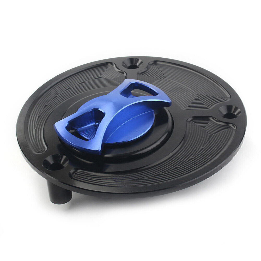 Fit for Yamaha R6 R1 FZ1 FZ6 VMAX MT01 FZ16 YZF R15 Fuel Gas Tank Cap Cover Blue UK