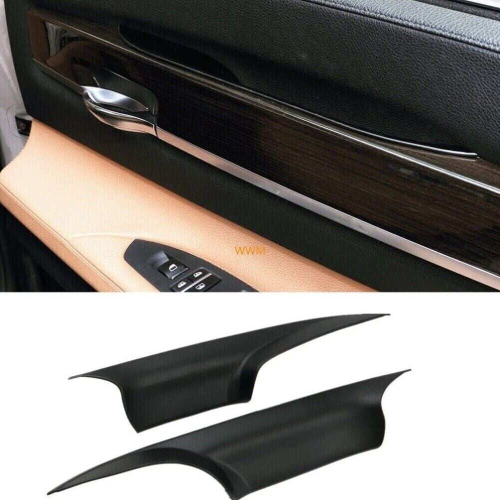 2x Left Front and Right Front F01/F02 Door Handle Cover 7- Door Panel Trim n