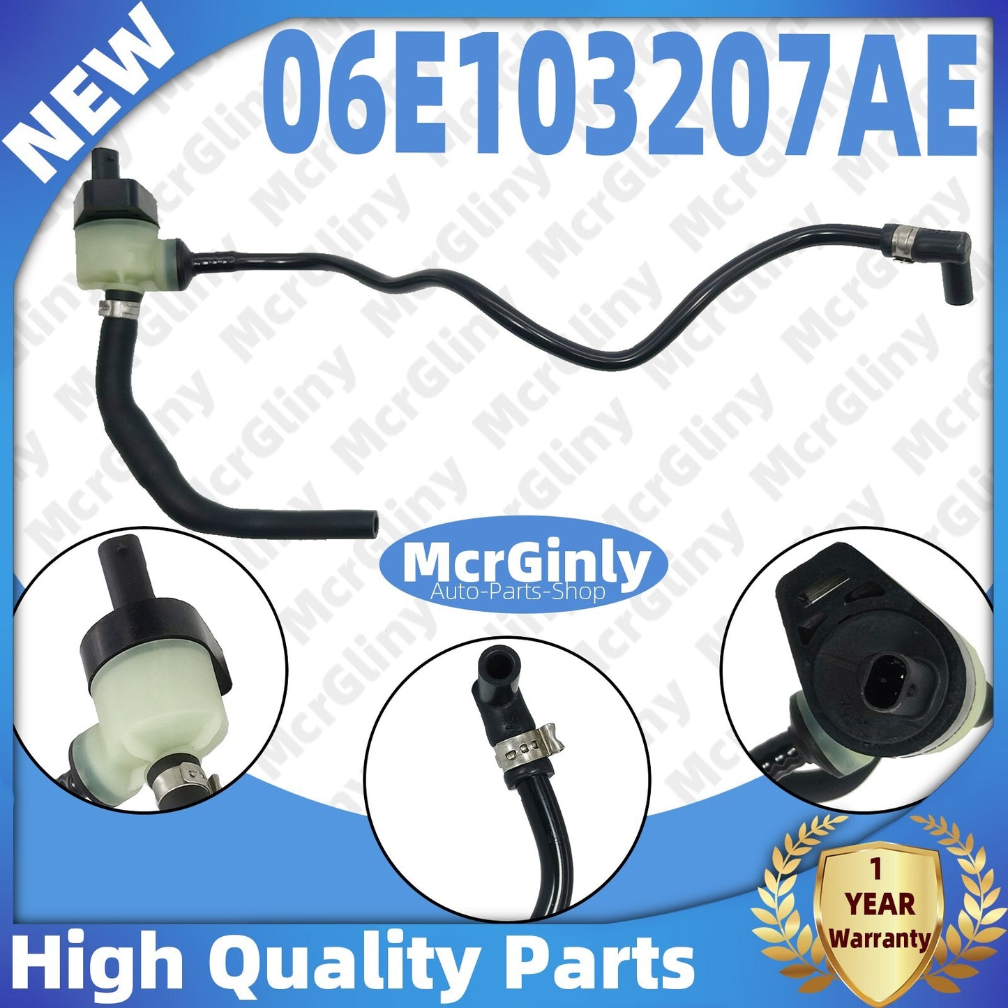 PCV Breathing Tube #06E103207AJ Suitable for Audi S4 S5 Q7 A6/A7/ for A8 Quattro CRECC CRED 3.0T n