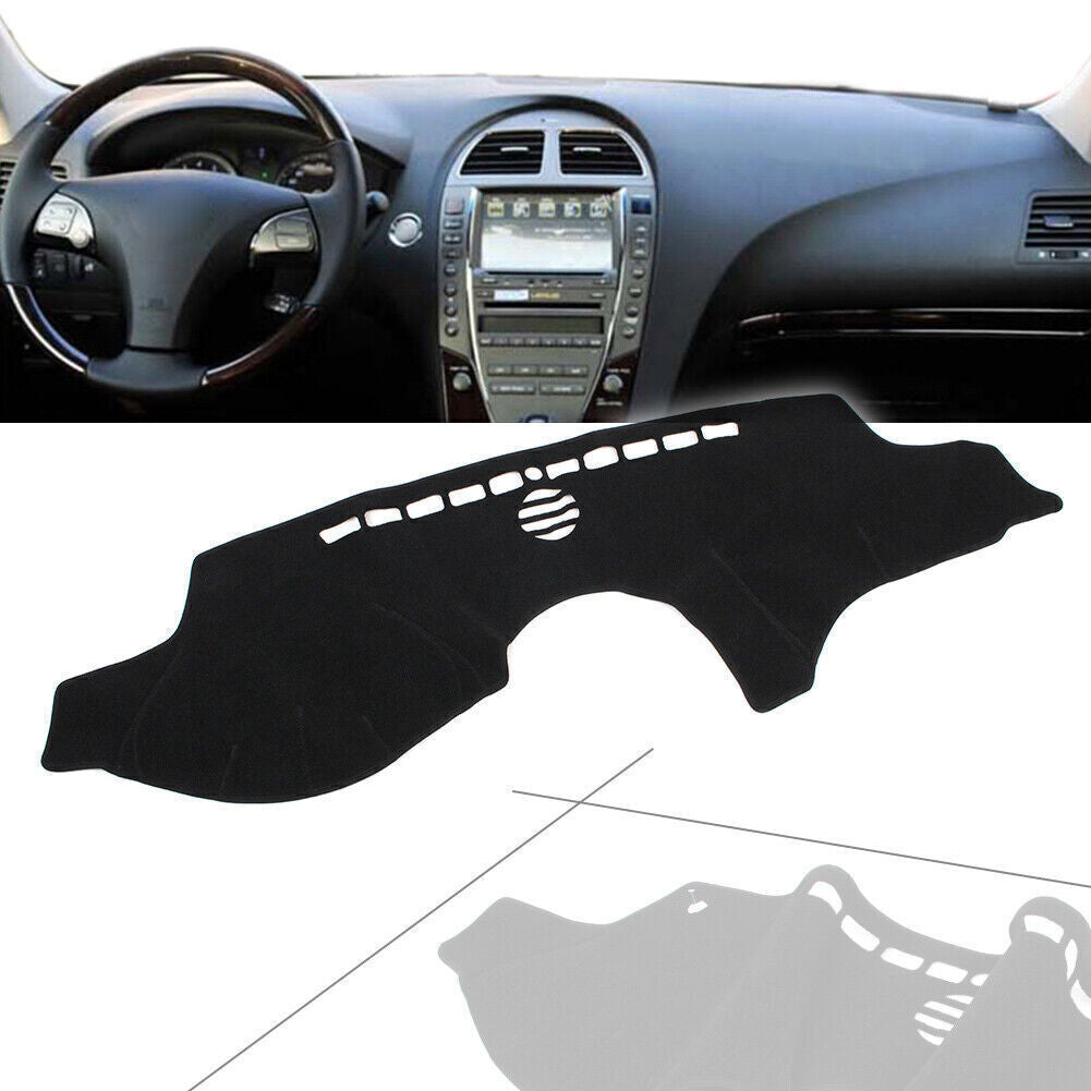 Dash Mat Dashboard Cover Dashmat Carpet Pad Fit for LEXUS ES350 250 2007-2011 Black