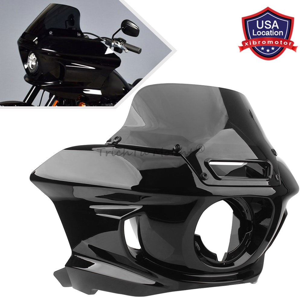 Front Headlight Fairing Windshield for Harley Softail FXLRST 1YXZ LOW RIDER ST Q