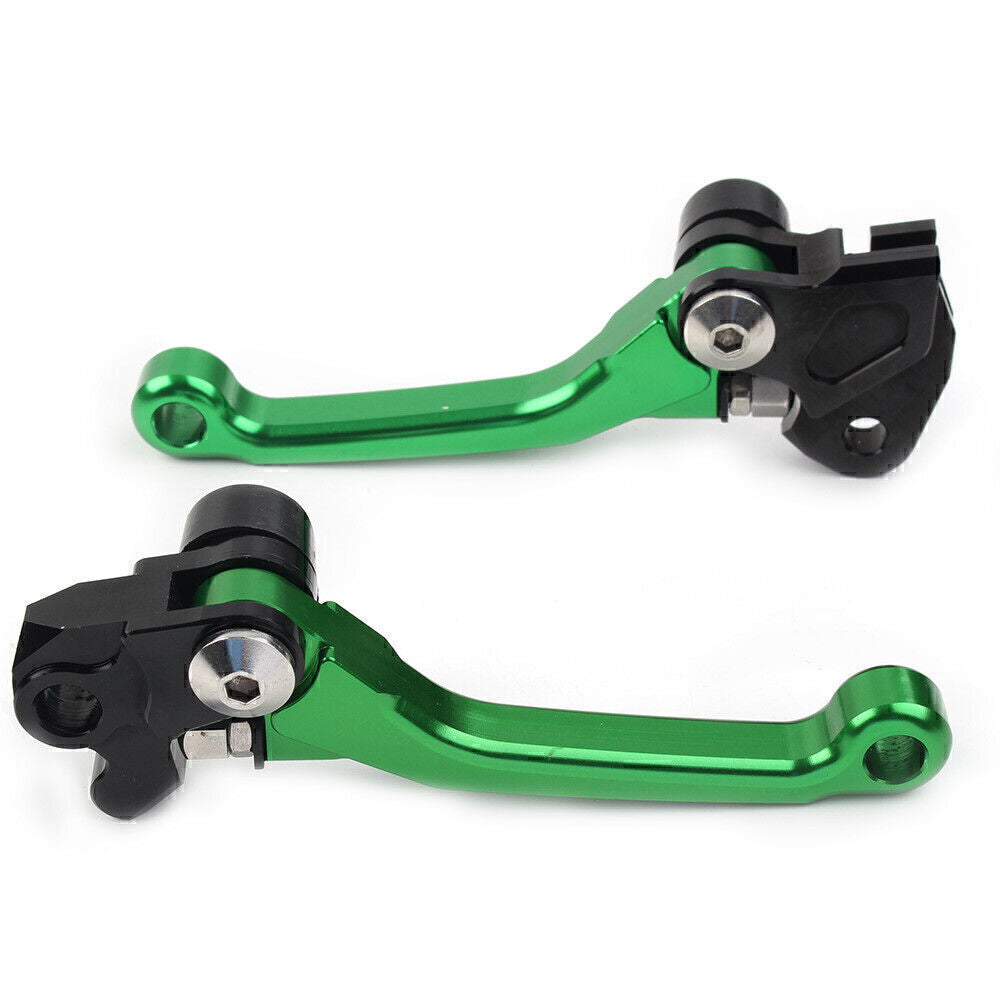 Brake Clutch Levers Handle GREEN Fit for Suzuki RMZ450 2005-2019 20 21 2022 Aluminum