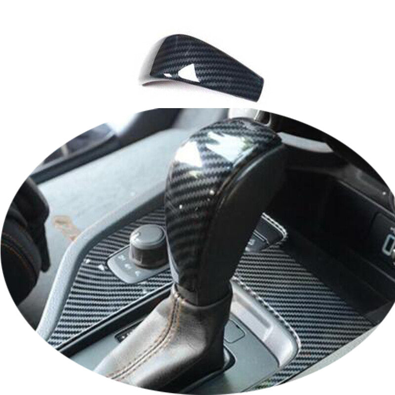for Ford Ranger 2015-2021 Carbon Fiber Gear Shift Knob Shifter Lever Trim auto