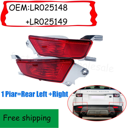 1 Piar rear bumper reflector rear brake fog light suitable for 11-18 for Land Rover for Range Rover Evoque- n