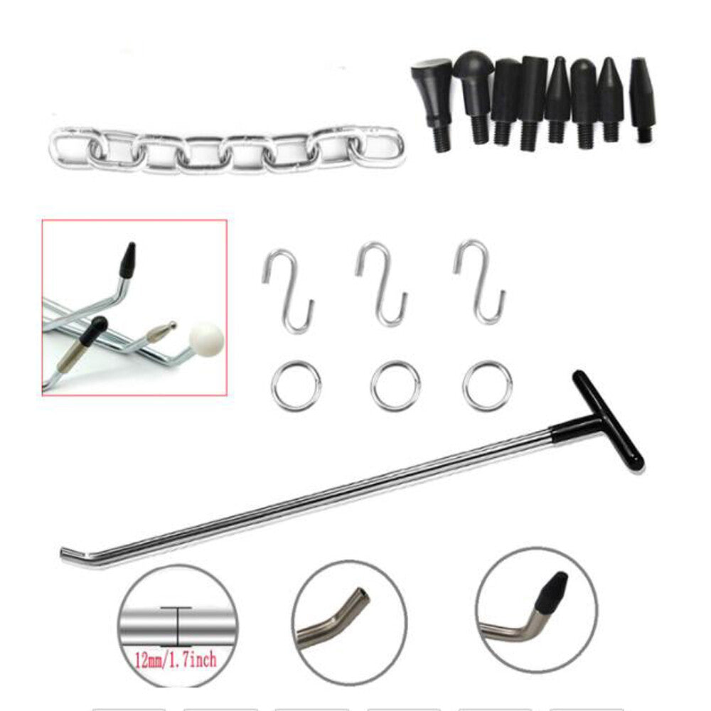 Paintless Dent Pulling Rods Kit,Dent Pulling Tools,Push Rods,pdr tools rods v
