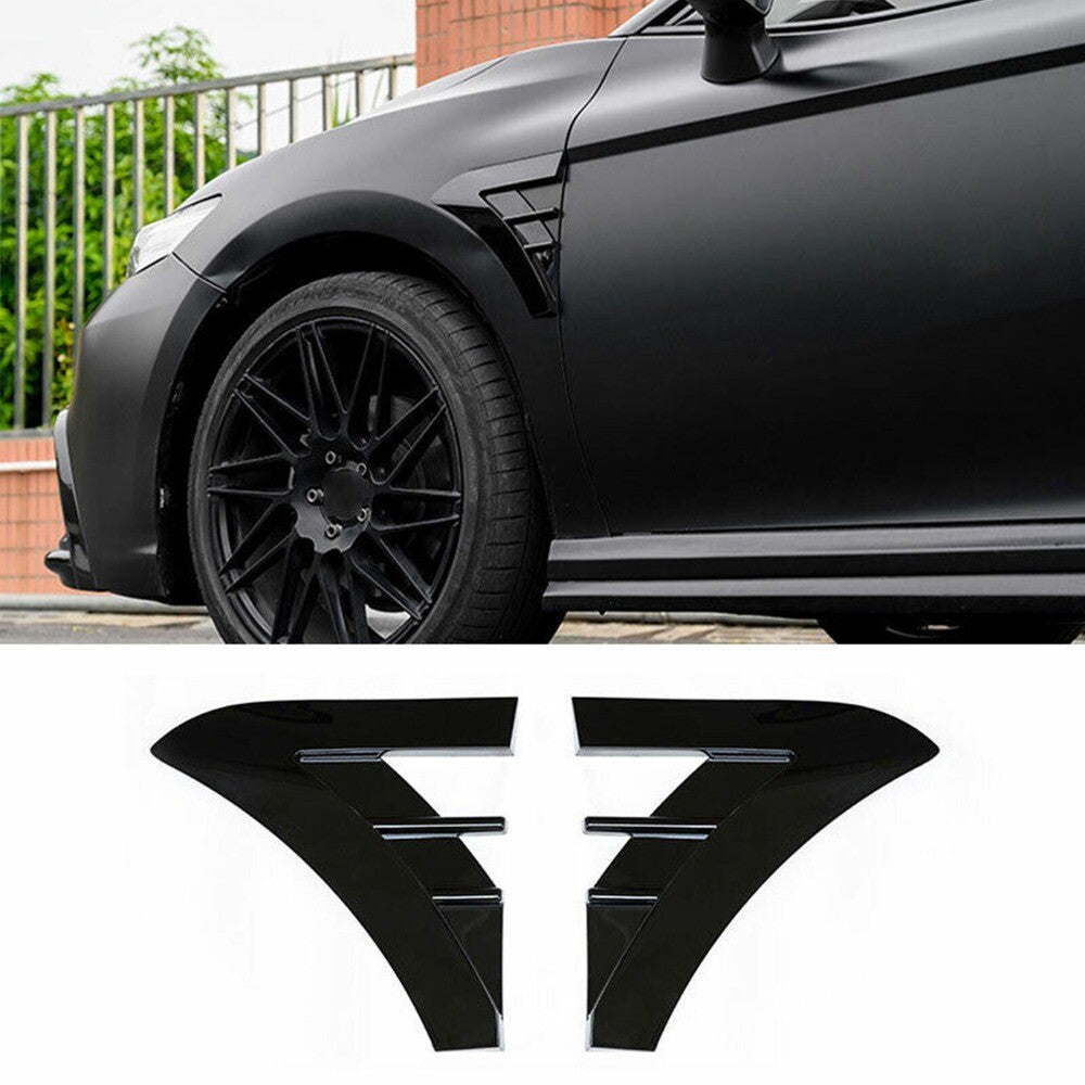 Fit for Camry 2018-2023 Front Side Door Fender Decor Cover Gloss Black Parts New n