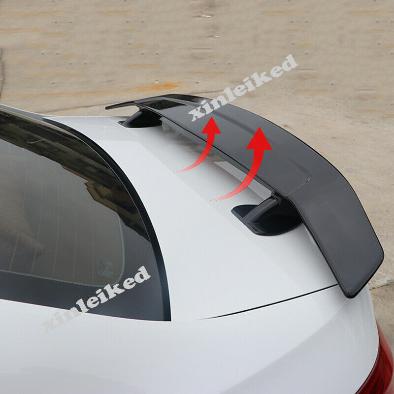 for Mazda 3 Axela 4DR Sedan 2014-2018 Glossy Black Rear Spoiler Trunk Wing Cover