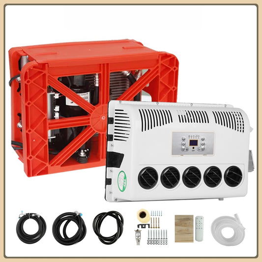 RV Caravan Truck Cab Air Conditioner 10000 BTU 12V For Semi Trucks Bus Split A/C Q