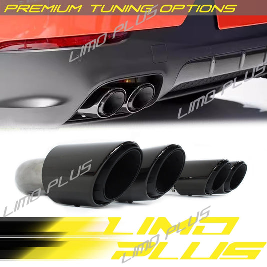 4PCS Exhaust Tips Upgrade for Porsche for Cayenne w/ Sport Exhaust System 2019-2024 Q